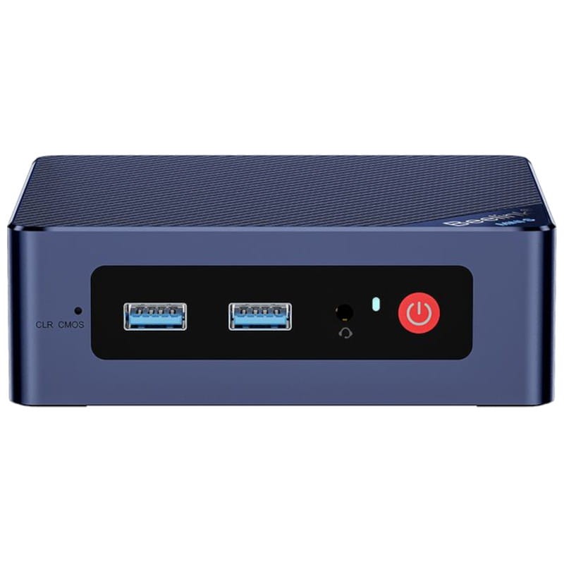 Frontal de Beelink Mini S12 Pro Intel N100/16GB/500GB/M.2 PCIe X1 Azul - Mini PC