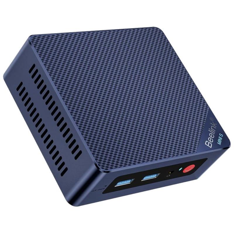 Adaptable Beelink Mini S12 Pro Intel N100/16GB/500GB/M.2 PCIe X1 Azul - Mini PC