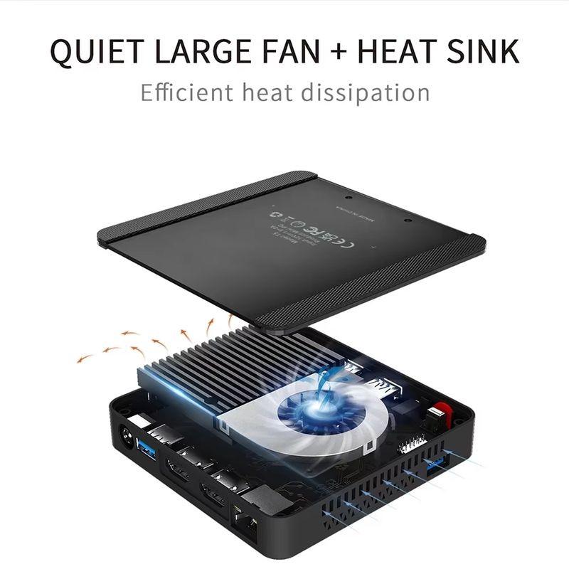 Dissipation thermique de Beelink T5 Intel N4020/ 4Go/64Go SSD/Windows Noir - Mini PC