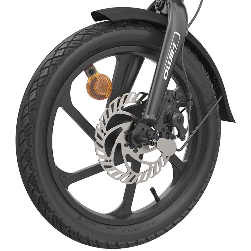 tracción en las cuatro ruedas de la Bicicleta Eléctrica Plegable Xiaomi HIMO Z16 Blanco