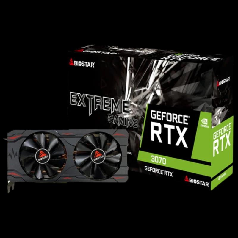 Biostar VN3706RM82 NVIDIA GeForce RTX 3070 8 GB GDDR6 - Tarjeta gráfica
