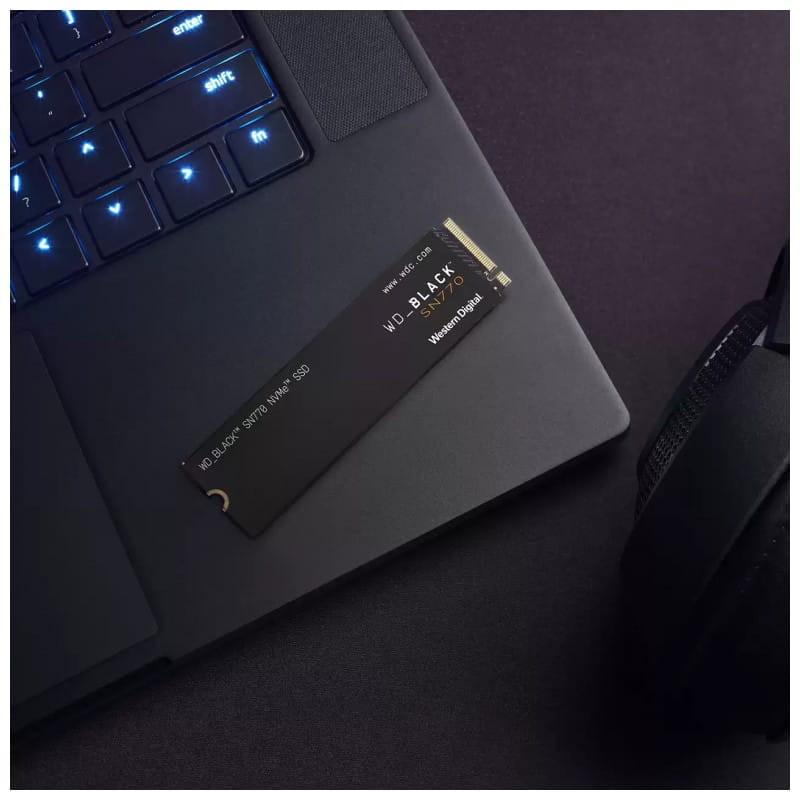 Western Digital Black SN770 - 2 TB NVMe - Disco Duro SSD vista foto real