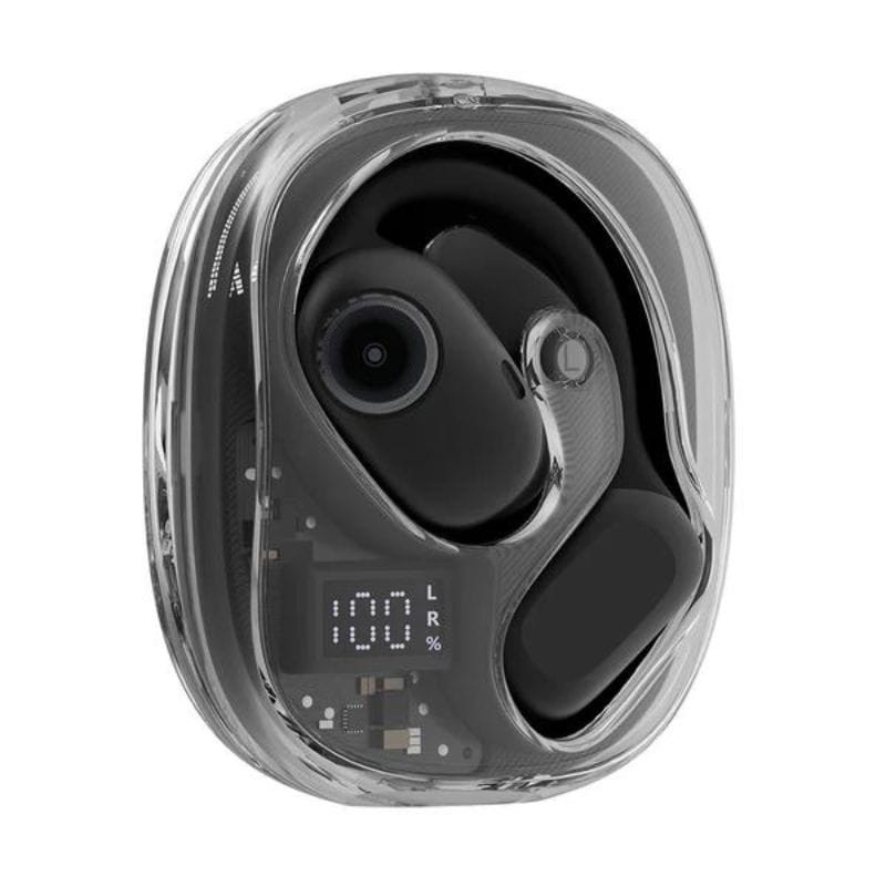 Blackview AirBuds 100 Black - Auscultadores sem fios imagem no estojo de carregamento do auricular esquerdo