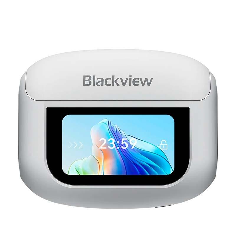 Blackview AirBuds 12 Blanc - vue de face du boîtier de charge