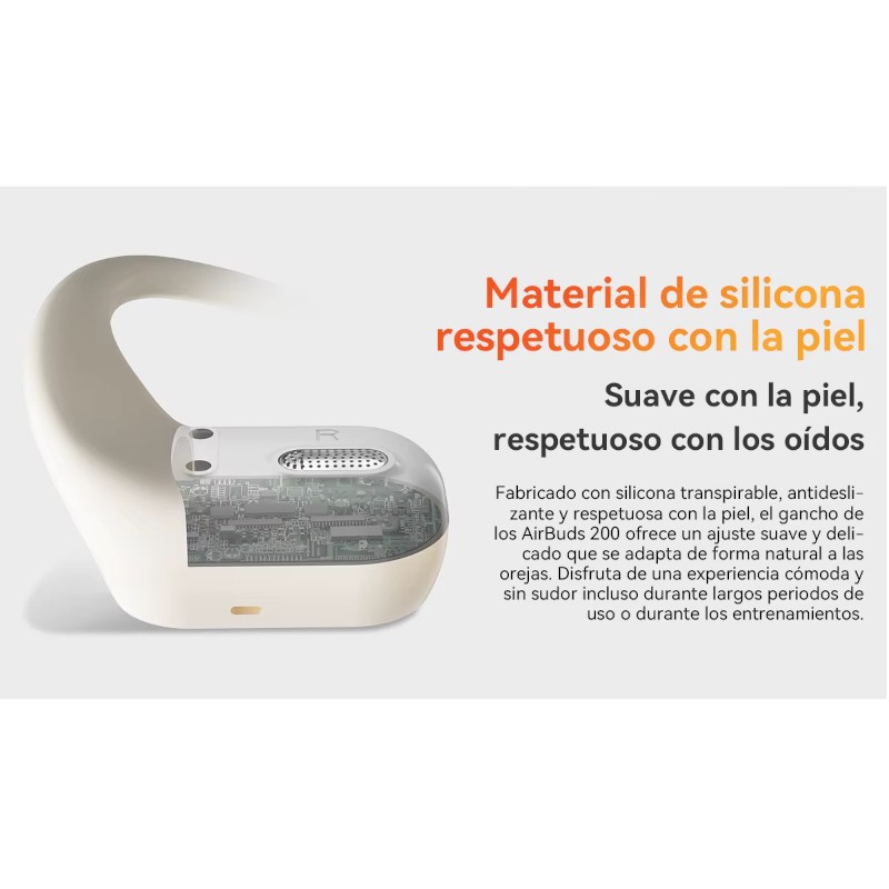 Auriculares sem fios Blackview Airbuds 200 TWS Brancos Materiais ecológicos