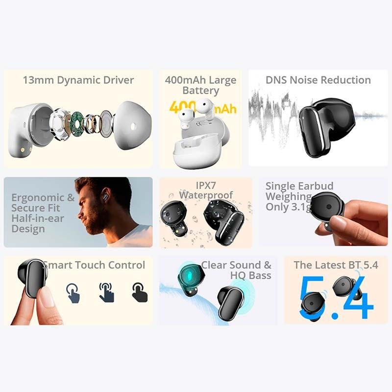 Blackview AirBuds 20 Preto - características principais