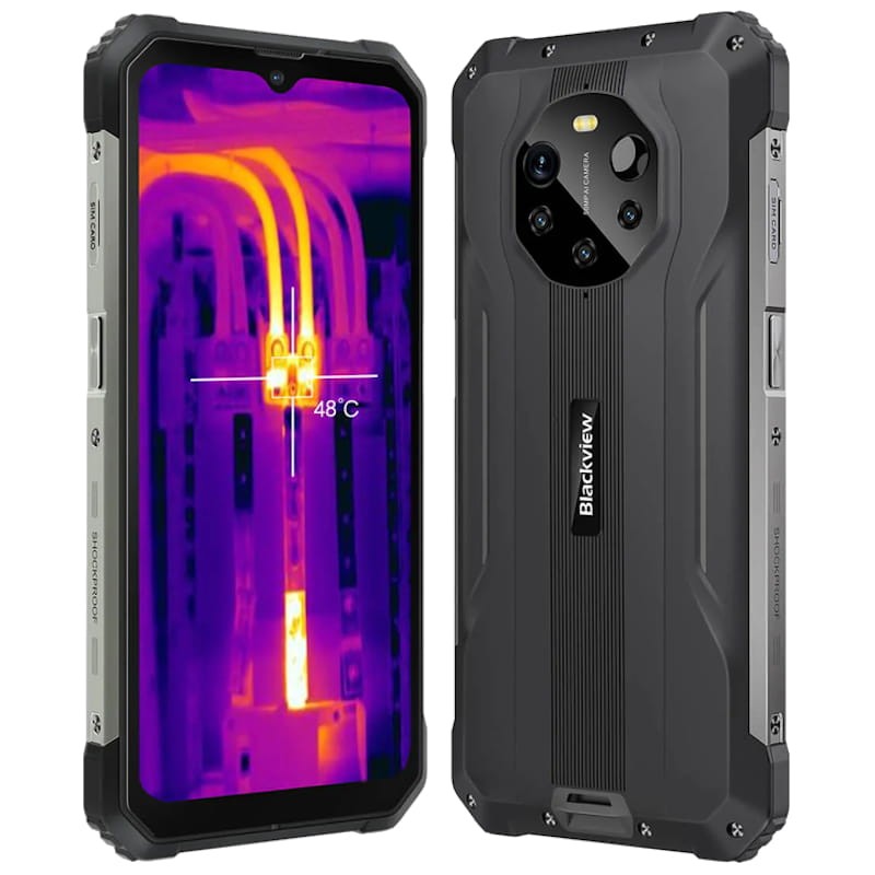 Blackview BL8800 Pro 8GB/128GB NFC - 5G Negro - Laterales