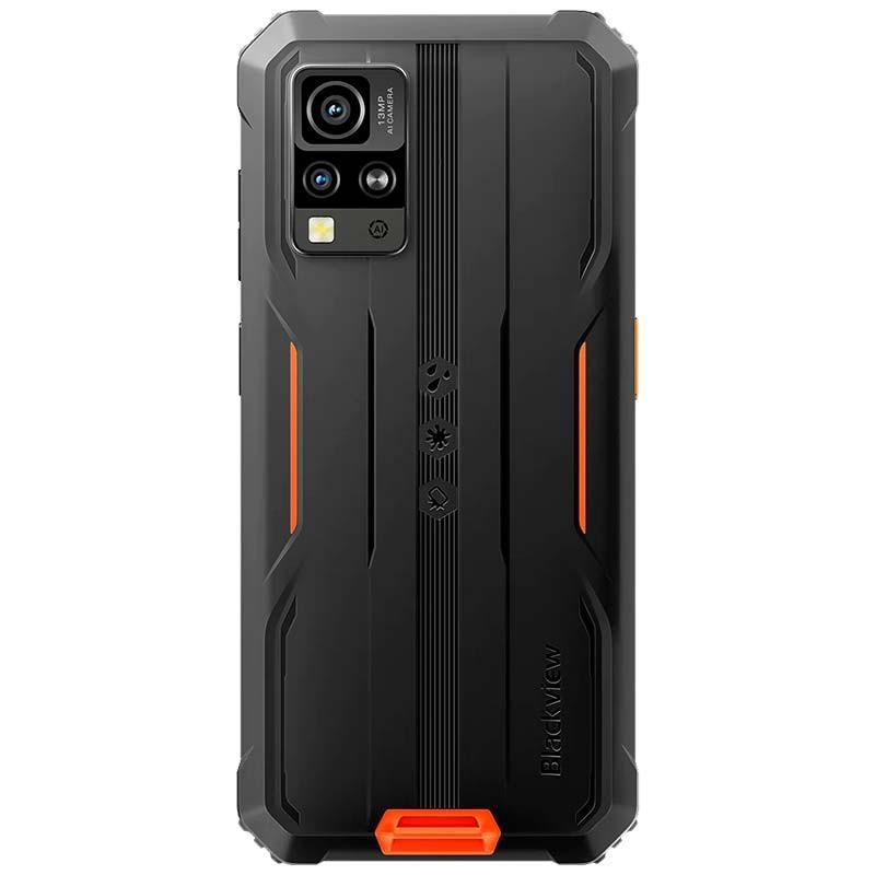 Blackview BV4800 Pro 4GB/128GB Laranja - Parte traseira robusta do telemóvel