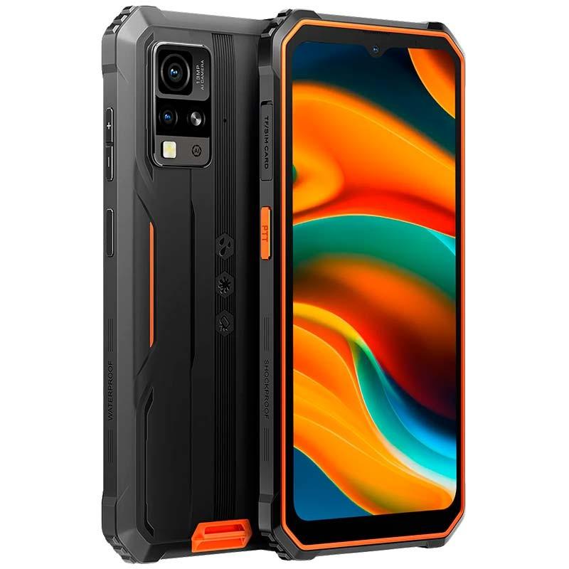Blackview BV4800 Pro 4GB/128GB Laranja - Telemóvel robusto à frente e atrás