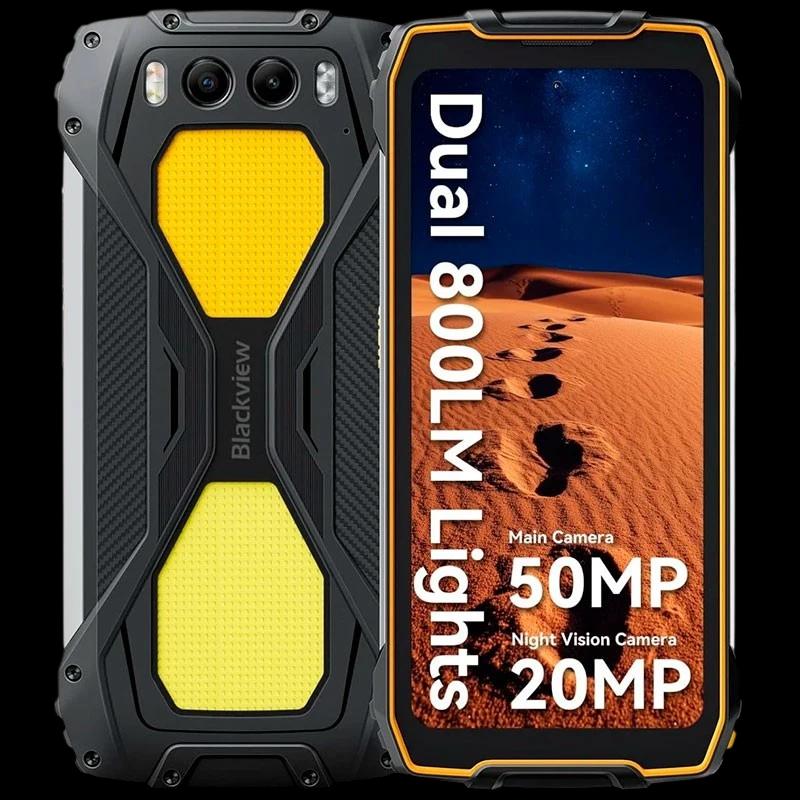 Blackview BV7300 6Go/256Go Orange - Téléphone mobile durci