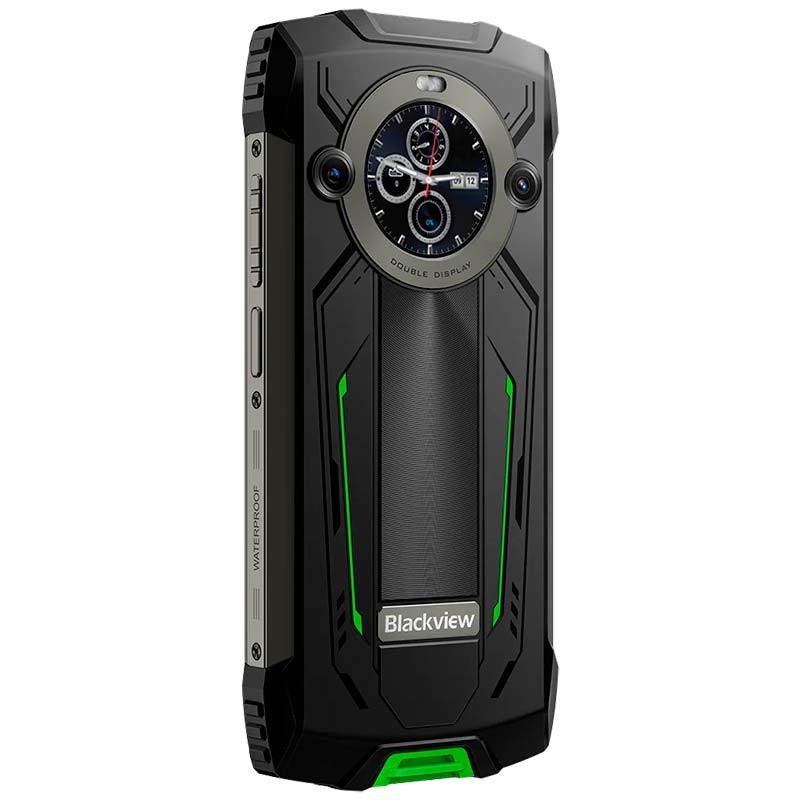 Blackview BV8200 12Go/256Go Vert - vue arrière et côté droit