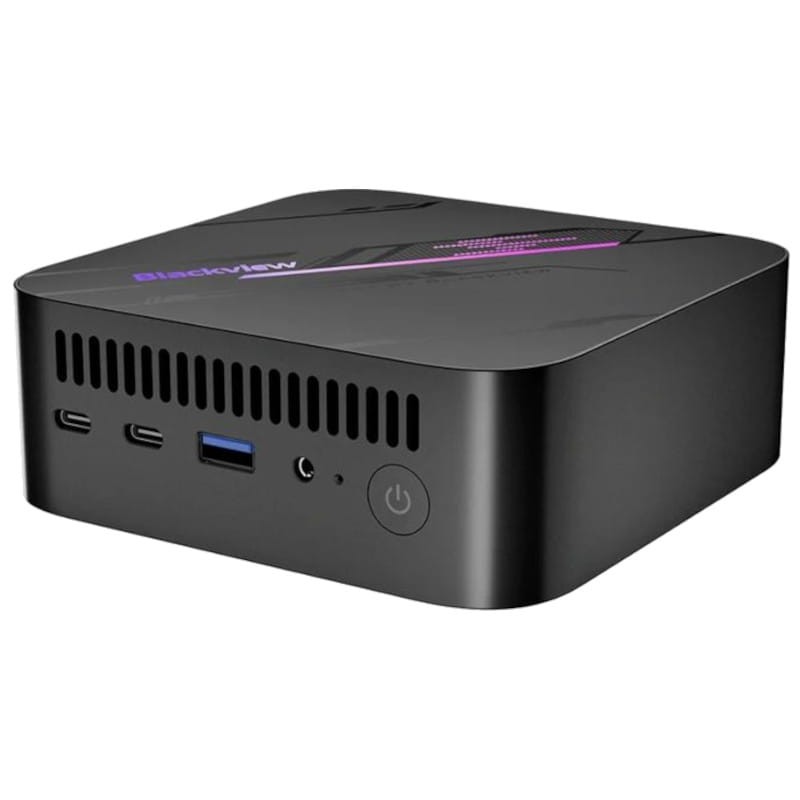 Blackview MP100 AMD Ryzen 7 5700U/16GB2/512GB SSD/W11 Negro - Mini PC Gaming