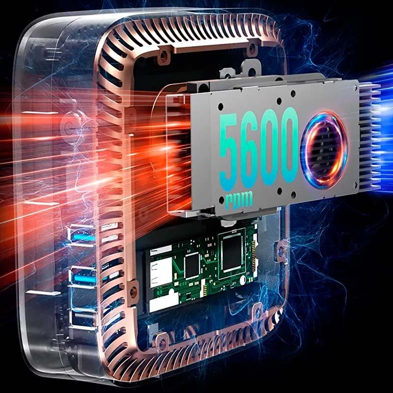 Blackview MP60 Intel N95 16Go/1To Noir - Ventilateur Mini PC 5600 RPM