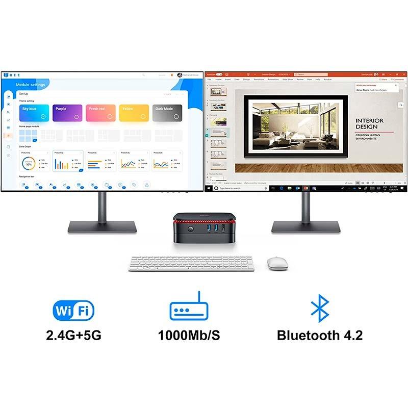 Blackview MP60 Intel N95 16Go/1To Noir - Mini PC Bluetooth et Wifi