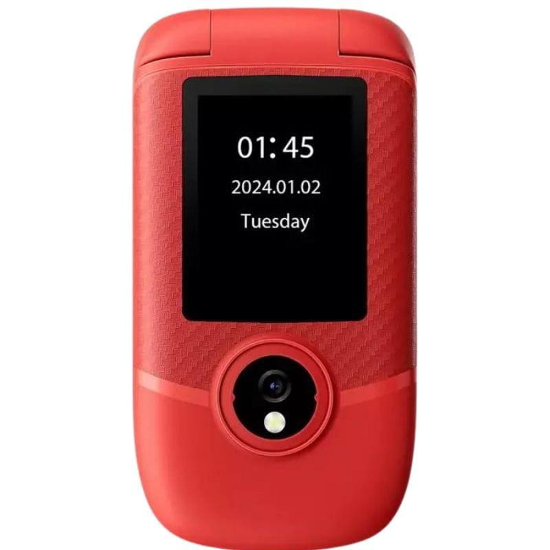 Blackview N2000 48MB/128MB Rojo - Teléfono sencillo imagen cerrado