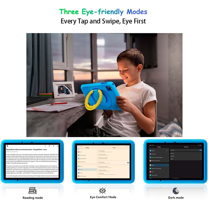 Blackview Tab A6 Kids 4GB/128GB Rosa - modo triplo