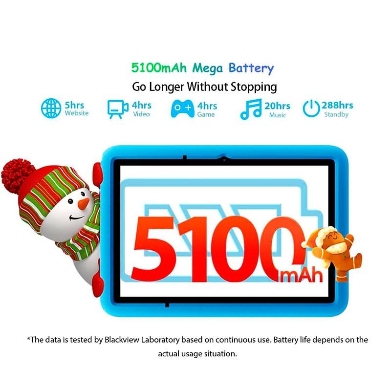 Blackview Tab A6 Kids 4GB/128GB Rosa - bateria de 5100 mAh