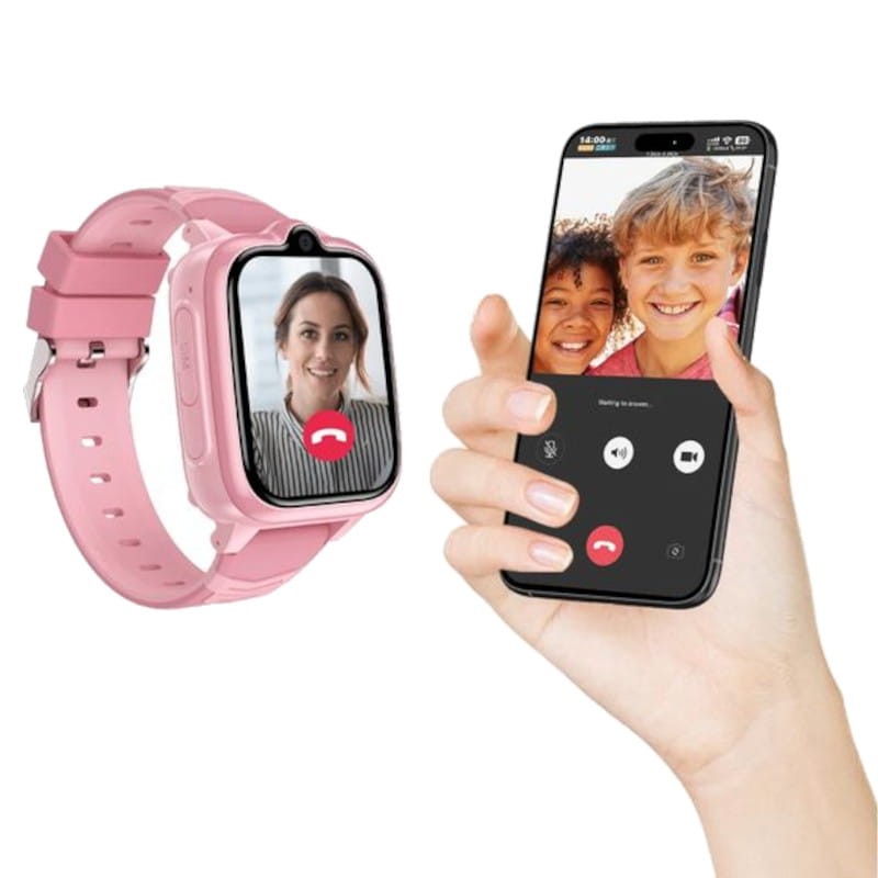 Appels de Blackview Z10 4G Kids Pink - Montre intelligente