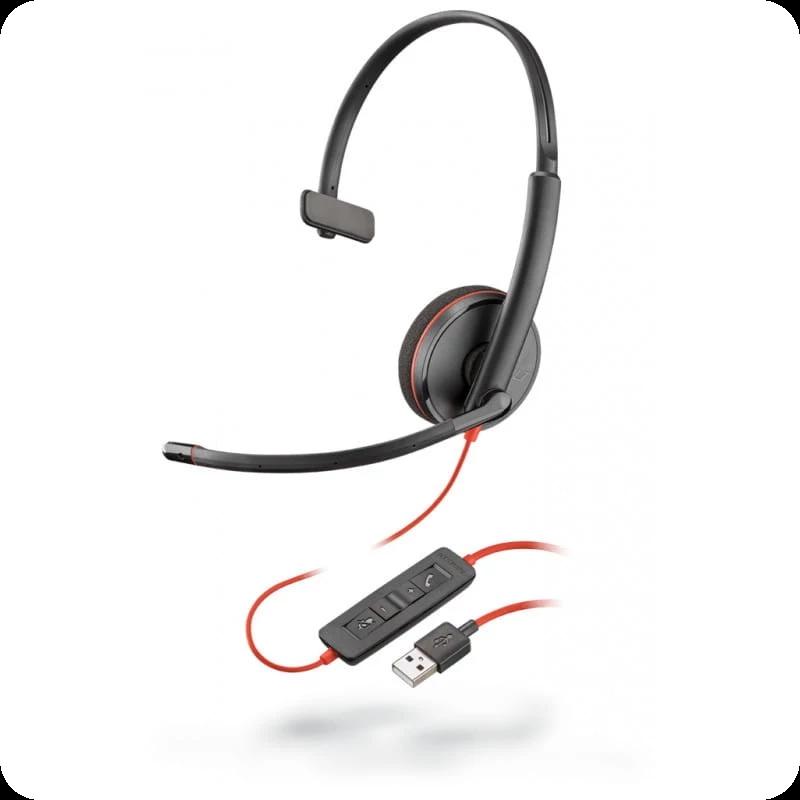 POLY Blackwire C3210 Noir - Casque d'écoute filaire