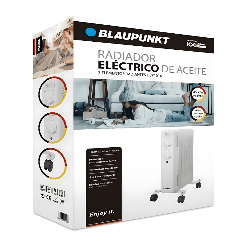 Boîte du Radiateur à Huile Blaupunkt BP1016