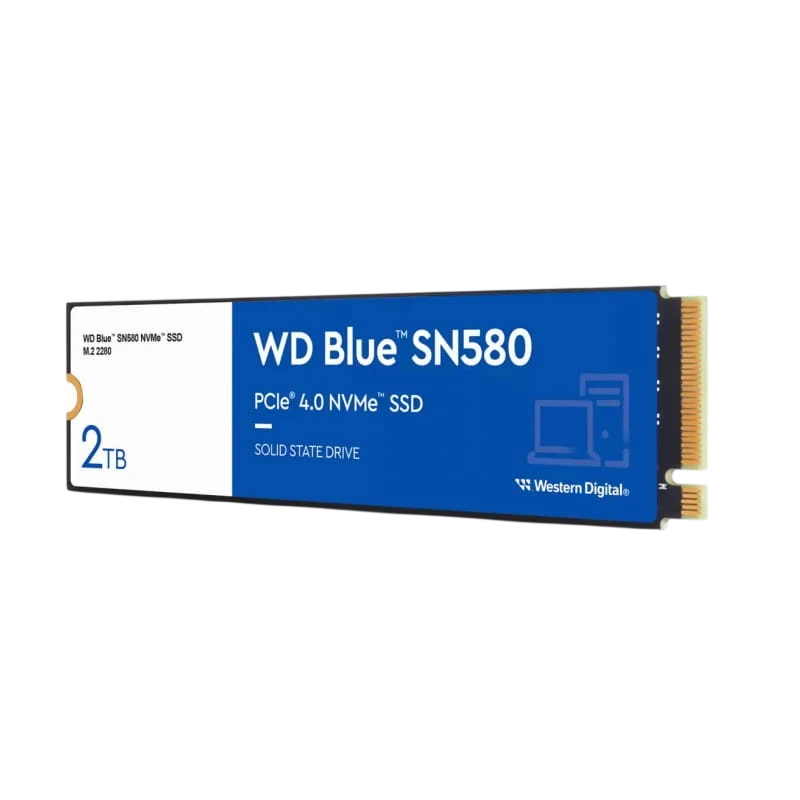 Western Digital Blue SN580 M2.2 2 TB PCIe 4.0 NVMe - Disco duro SSD