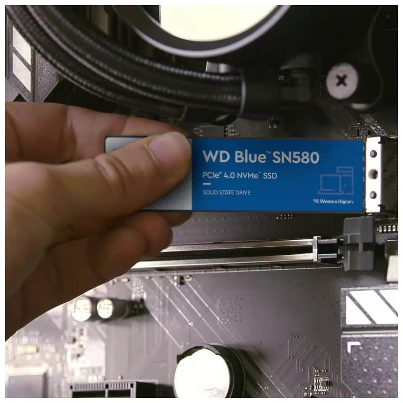 Western Digital Blue SN580 M.2 2 TB PCI Express 4.0 TLC NVMe imagen real