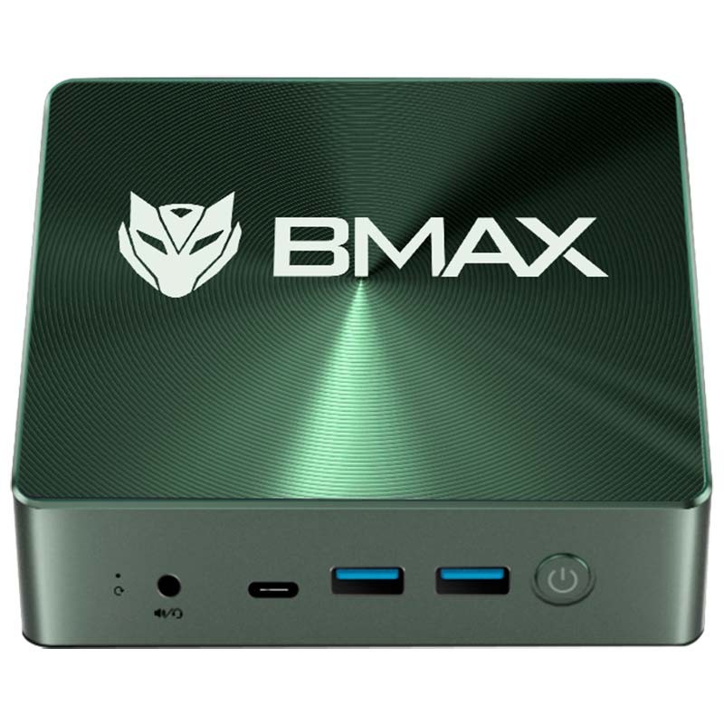 Vue frontale du Mini PC BMAX B6 Power Vert