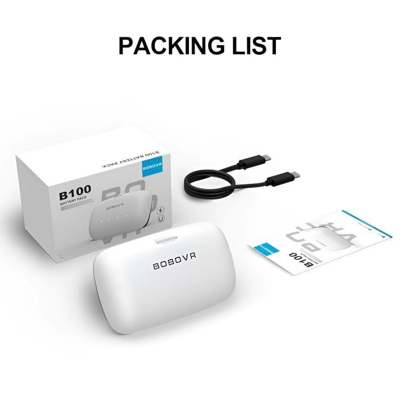 Conteúdo da caixa do BOBOVR B100 para S3 Pro