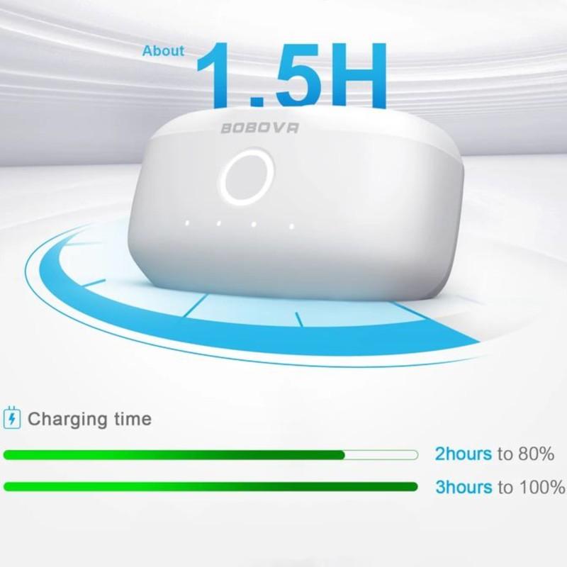 Bateria de BOBOVR M3 Pro Correia de cabeça com bateria para Meta Quest 3/3S Preto - Acessório para óculos de realidade virtual