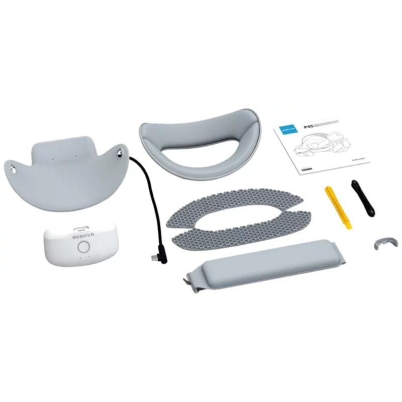 Contenido de la caja del kit BOBOVR P4S