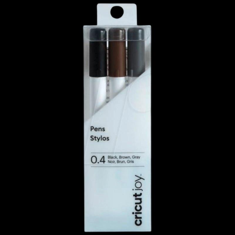 Set de Bolígrafos Cricut Joy (2008068) 0.4mm Negro, Marrón, Gris