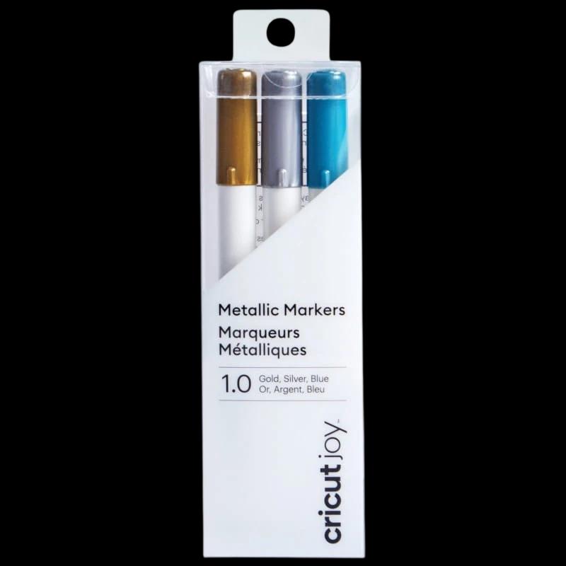 Ensemble de Stylos Cricut Joy (2008071) 3 Stylos 1 mm Couleurs Métalliques