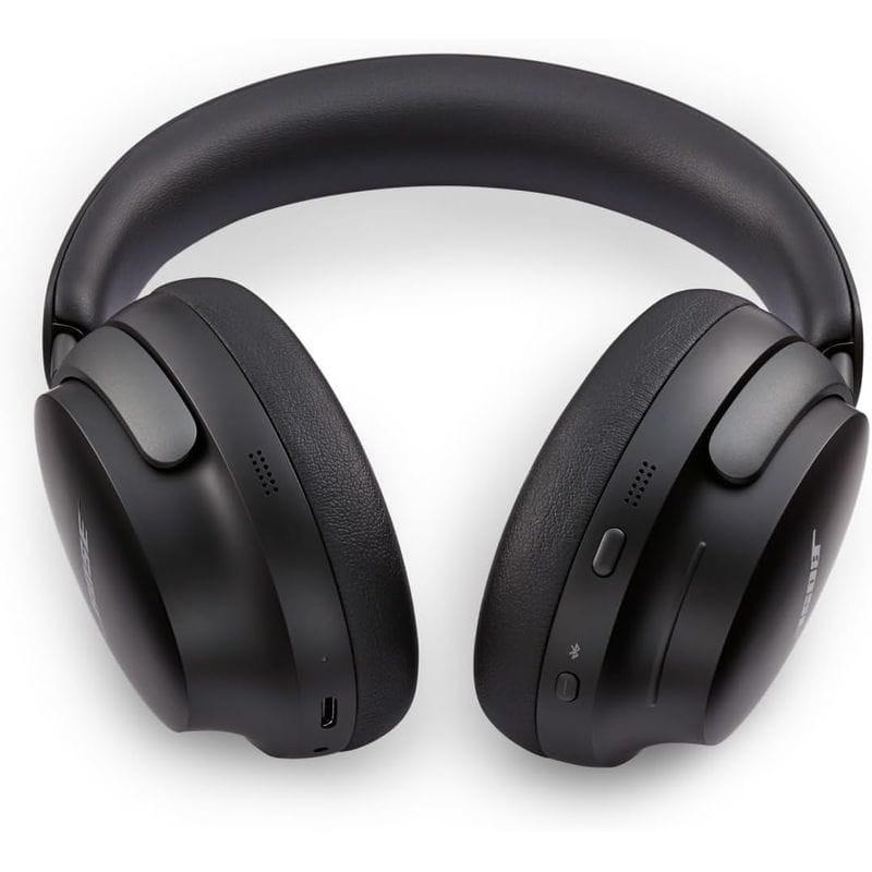Par le bas de Bose Quietcomfort Ultra Noir - Casque Bluetooth