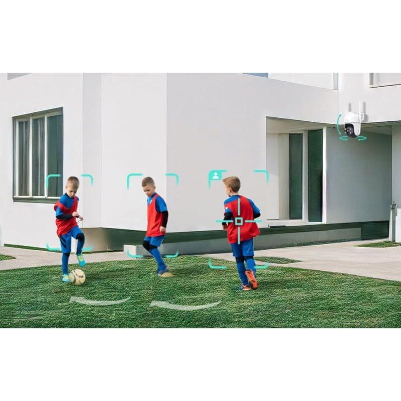 Cámara de vigilancia Botslab PT W312 4MP WiFi con campo de visión extenso