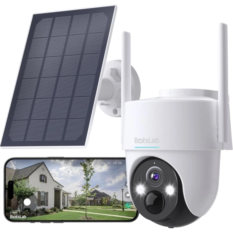 Botslab PT W313 Painel Solar WiFi 3MP - Câmara de Vigilância