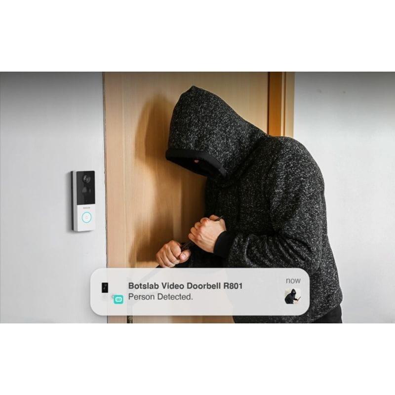 Videoporteiro inteligente Botslab R801 3MP WiFi com detecção de intrusos