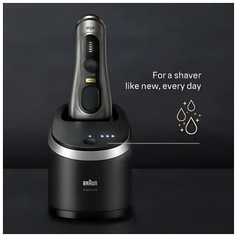 Braun Series 9 Pro+ 9565CC -Máquina de afeitar de láminas Recortadora en la base de carga