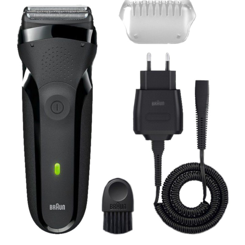 Braun Series 3 - 300S Barbeador Elétrico à Prova de Água Preto - componentes