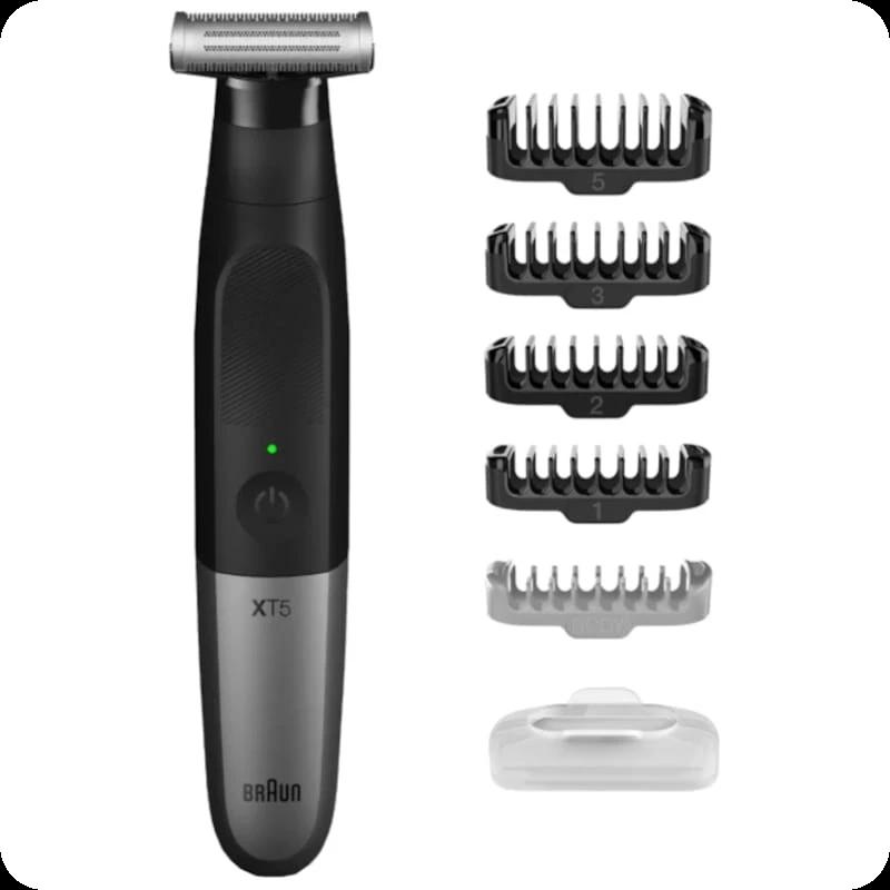 Braun X Series XT5100 Máquina de barbear corporal a húmido e a seco e aparador de barba