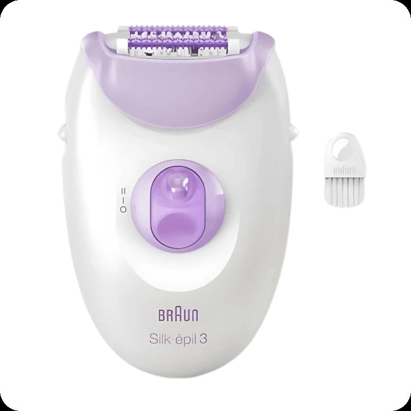 Braun Silk-épil 3 3-000 Púrpura/Blanco - Depiladora