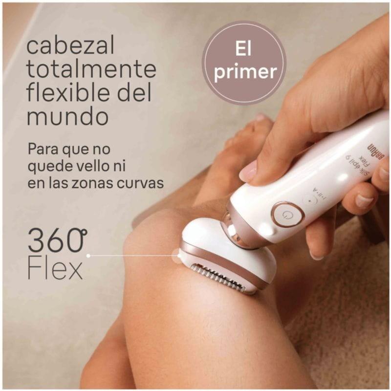 Depiladora Braun Silk-épil 9 Flex 9-030 3D con cabezal flexible