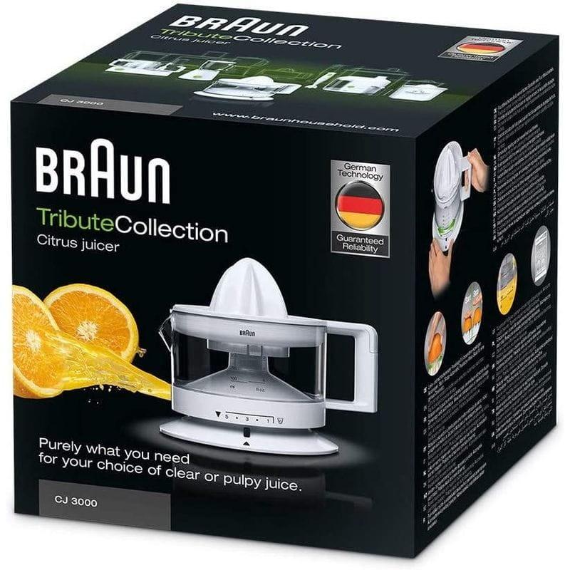 Braun TributeCollection CJ 3000 Electric Juicer 20W caixa branca