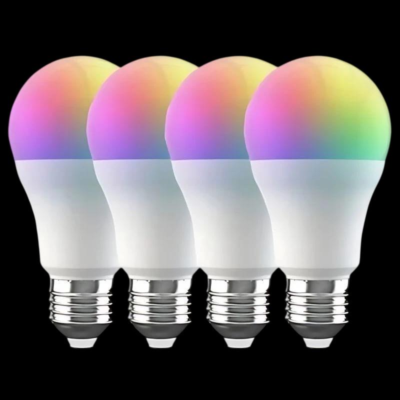 Broadlink LB4E27 E27 9W (pacote de 4) - Lâmpada LED RGB Inteligente