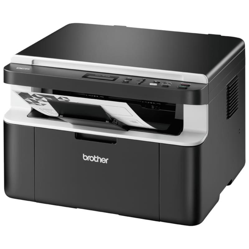 Brother DCP-1612W Encre Monochrome WiFi Noir - Imprimante laser Vue avant côté gauche