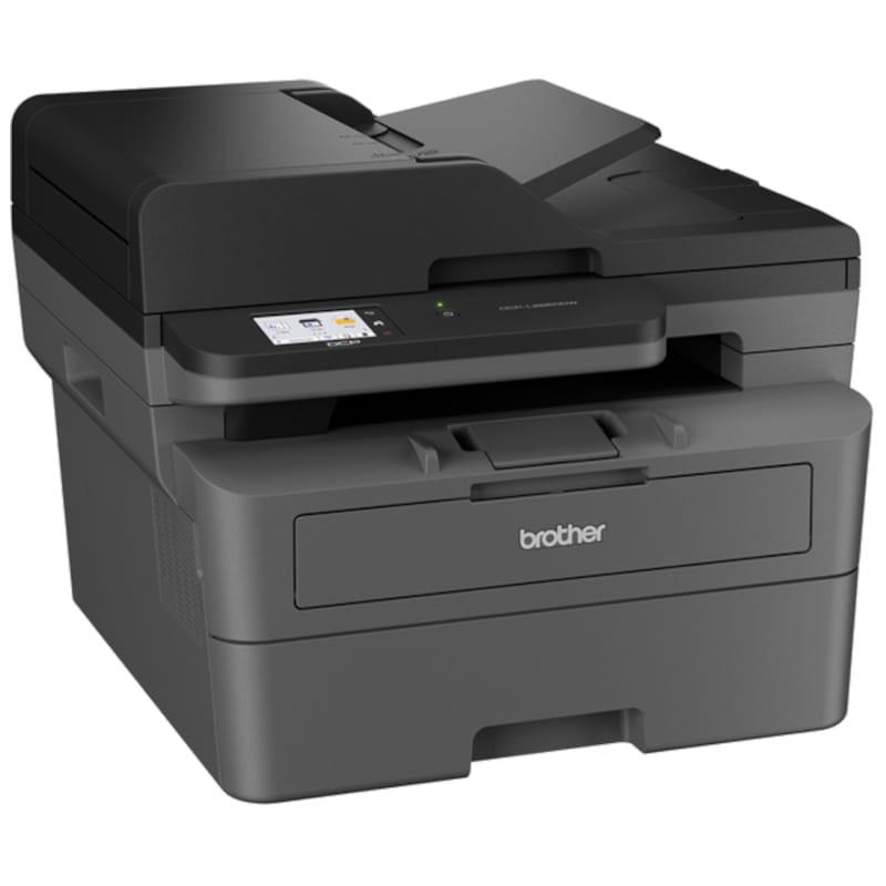 Brother DCP-L2660DW Tinta Monocromo WiFi Negro - Impresora Láser Vista frontal lado derecho