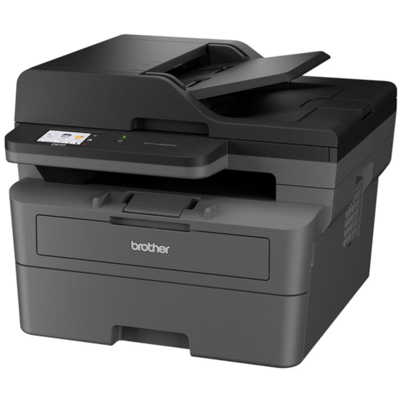 Brother DCP-L2660DW Tinta Monocromo WiFi Negro - Impresora Láser Vista frontal lado izquierdo