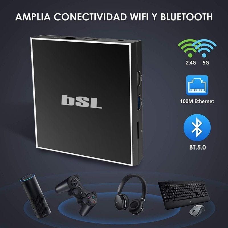 BSL ABSL432 4GB/32GB 4K HDR WiFi Android 10 - Android TV conexiones inalámbricas