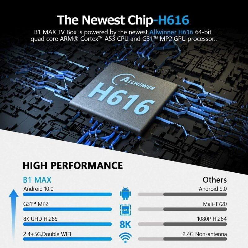 BSL ABSL432 4GB/32GB 4K HDR WiFi Android 10 - Android TV chip