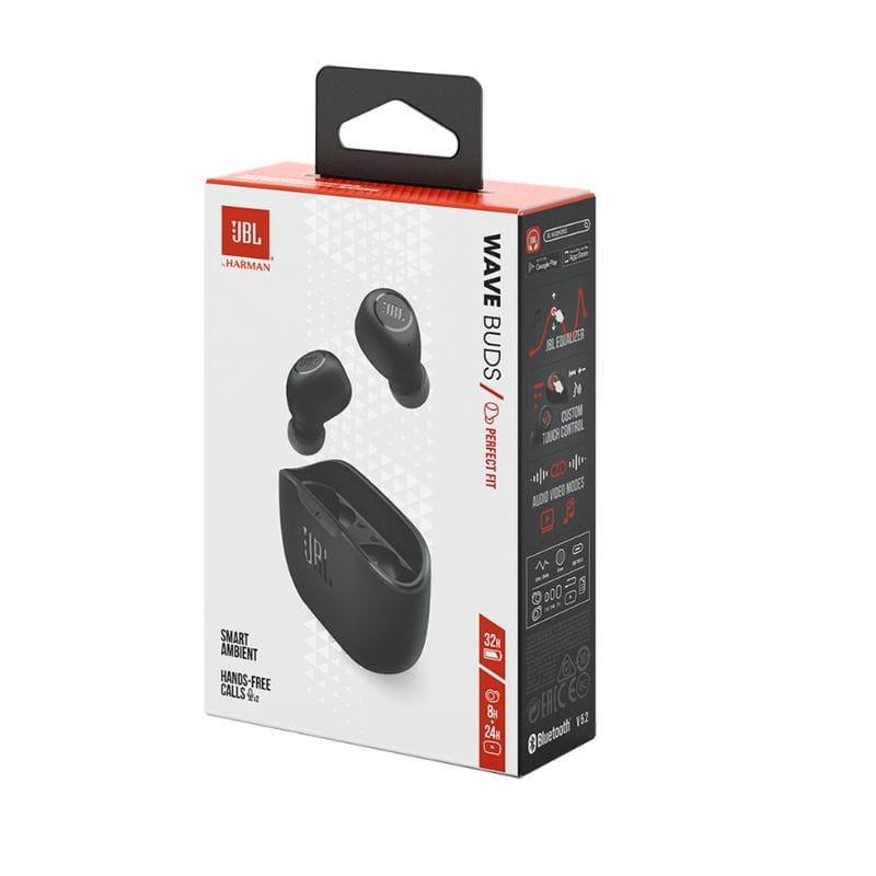 JBL Wave Buds TWS Black - Étui pour écouteurs Bluetooth
