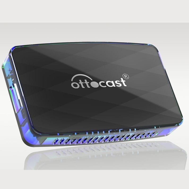 Ottocast CA360 - Adaptador sem fios Apple Carplay, Android Auto e AirPlay imagem frontal em